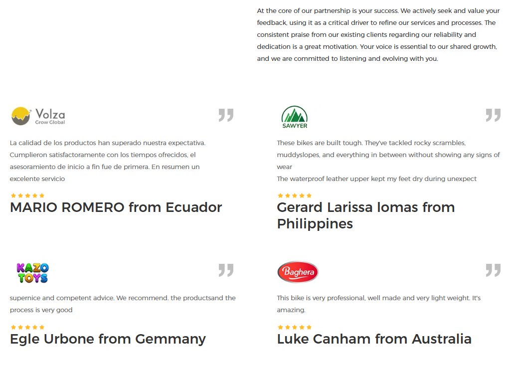 Client Feedback: Our Cornerstone for Excellence Client Feedback: Our Cornerstone for Excellence